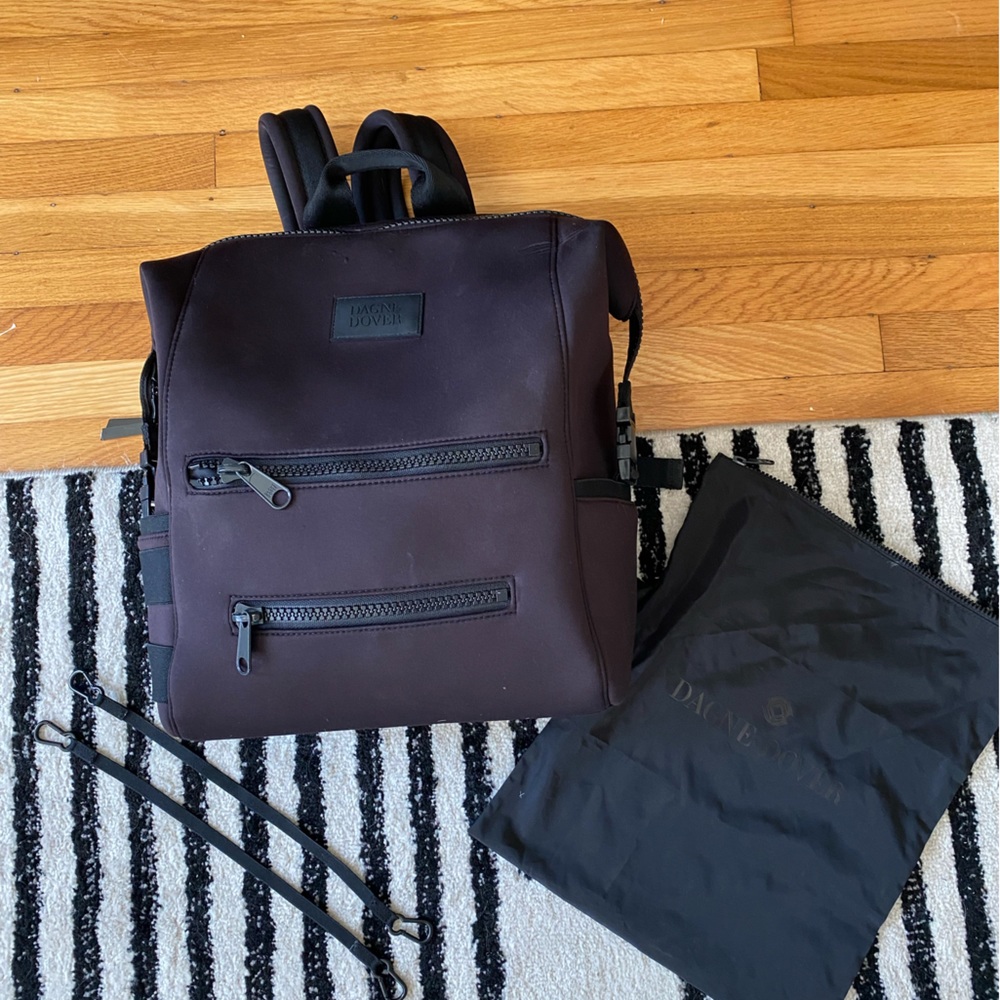 Dagne Dover Large Black Indi Diaper Backpack